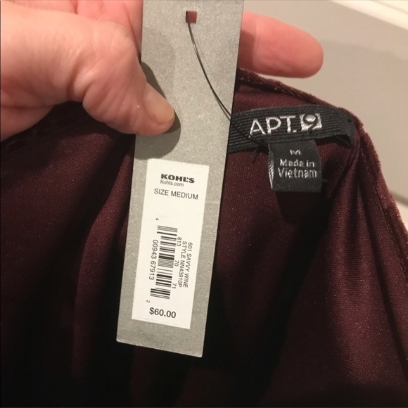 Apt. 9 Cocktail Dress in Savvy Wine - Picture 7 of 8